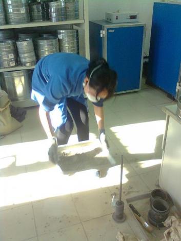 Matching of asphalt concrete mix in laboratory environment of the 9th site