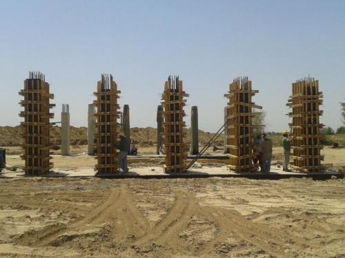 Progress of work of Company «Evrascon» lot 7 (km 17+10 - 888+00). August 2014.