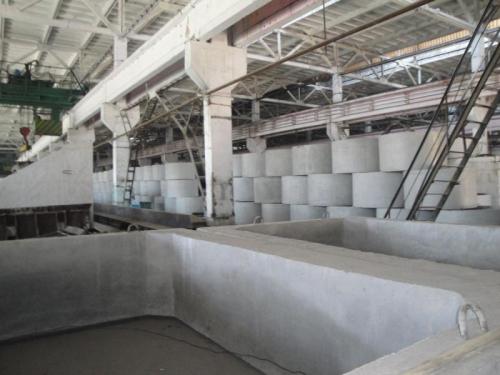 Reinforced concrete product plant