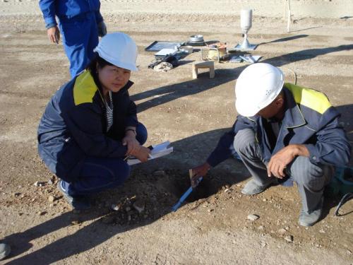 Field tests for compaction of pavement layers and subgrade at the 9th site of Todini Costruzioni Generali S.p.A.