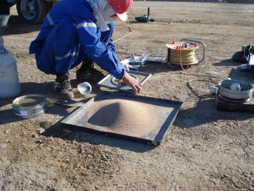 Field tests for compaction of pavement layers and subgrade at the 9th site of Todini Costruzioni Generali S.p.A.