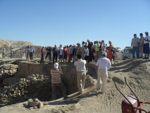 Excavations in Sauran town 