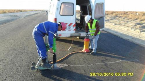 Field tests for compaction of pavement layers and subgrade at the 9th site of Todini Costruzioni Generali S.p.A.