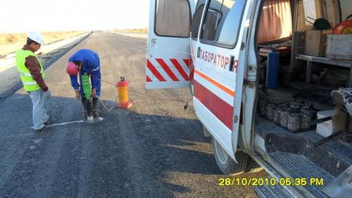 Field tests for compaction of pavement layers and subgrade at the 9th site of Todini Costruzioni Generali S.p.A.