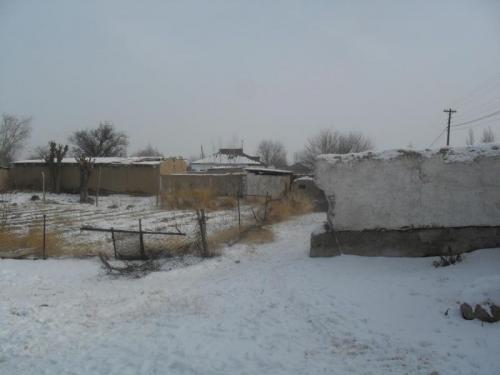 14.01.11. Meeting with the owners of real estate in Shaga village (Turkestan)