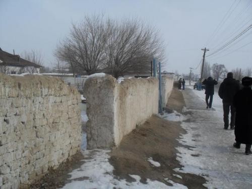 14.01.11. Meeting with the owners of real estate in Shaga village (Turkestan)