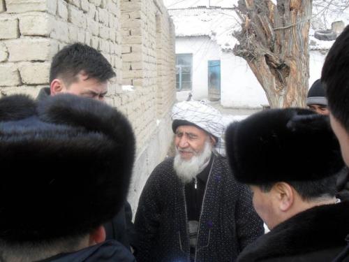 14.01.11. Meeting with the owners of real estate in Shaga village (Turkestan)