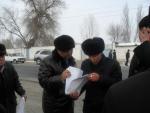 14.01.11. Meeting with the owners of real estate in Shaga village (Turkestan)