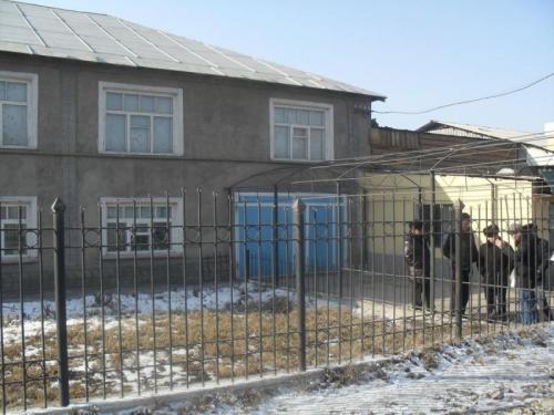 15.01.11. Going round the trade objects, built-up by encroachment in Yntymak village (Shymkent)