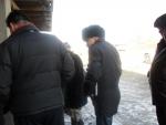 15.01.11. Going round the trade objects, built-up by encroachment in Yntymak village (Shymkent)