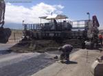 Concrete pavement concrete spreading PK 39+60