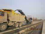 Asphalt pavement milling, km 655