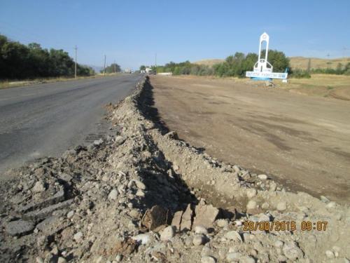 PK 393. Start of earthworks. 