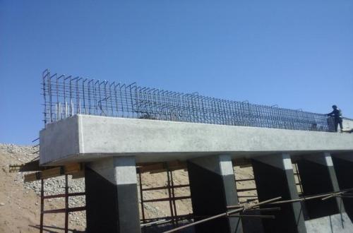 PK 465+62 Reinforcement cage of back wall # 2, left