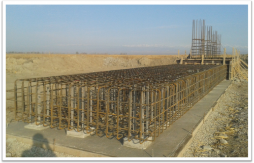 PK 441+22.10 support №2  Pile cap reinforcement 