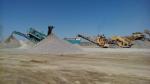 Preparation of crushed stone fr.5-20 mm and sieve of crushing at construction camp SP204+00 