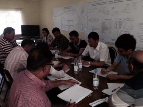 Visit of Contract Specialist Mr.Kazi Hasan. Meeting with the Contractor [Sinohaydro] in the office Engineer dated 15.05.2015