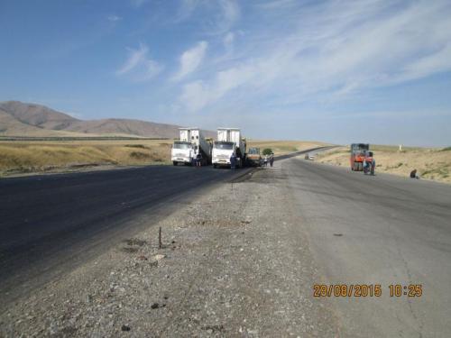 PK 30 – PK 0+00. SMA pavement works. Right side. 