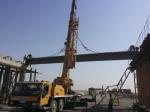 Installation of beams, Overpass PK3+25